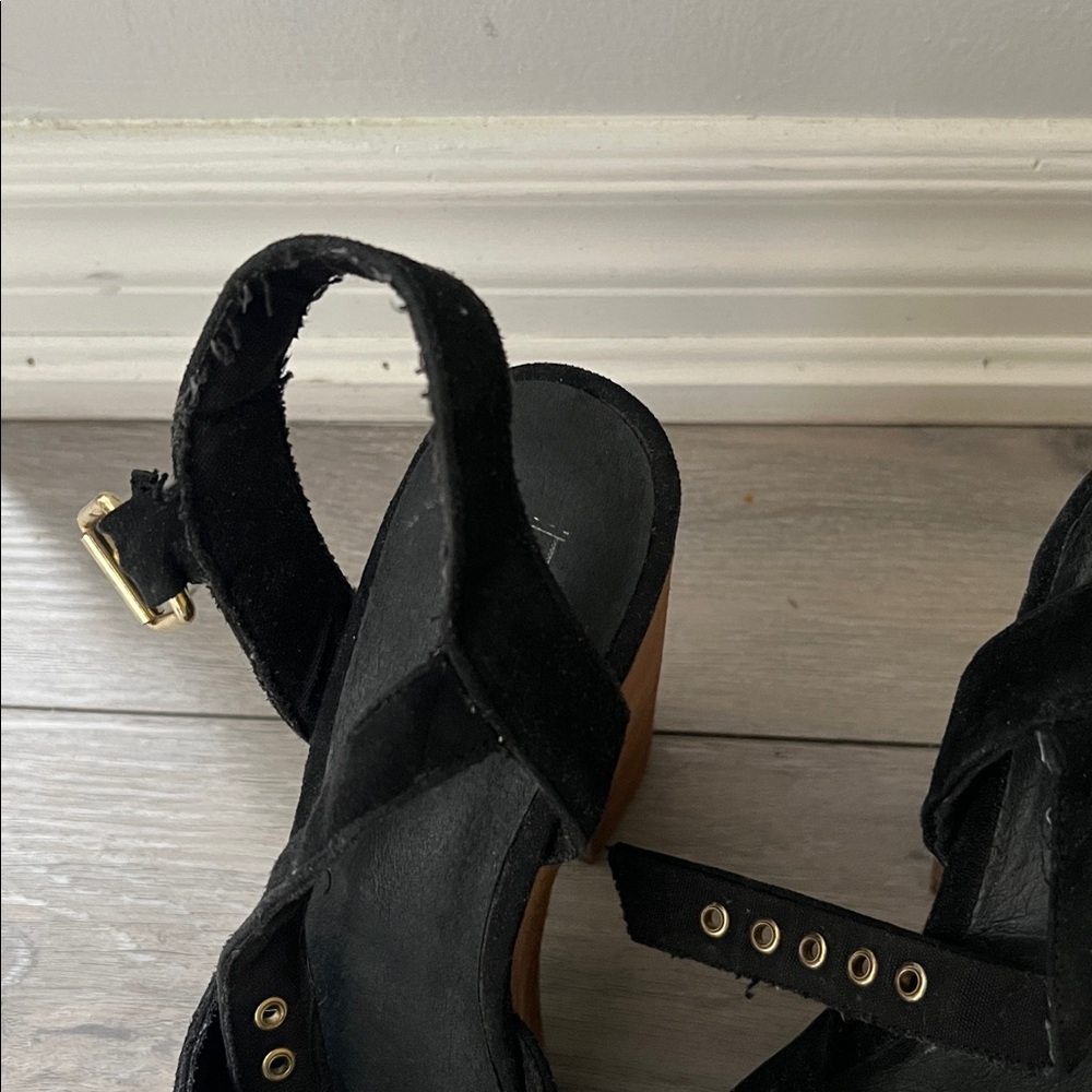 Black Platform Sandals - image 5